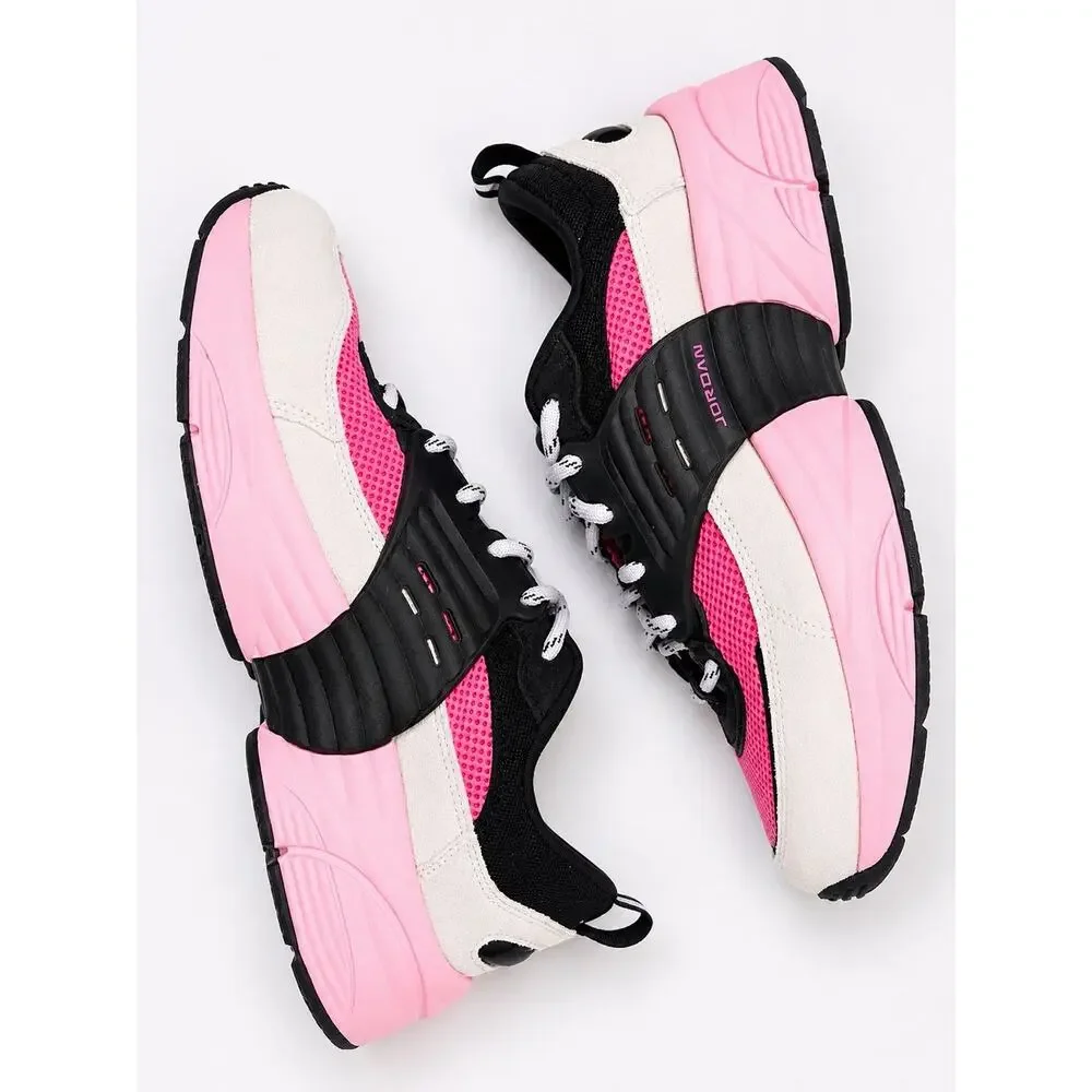 Air Jordan Trunner O/S Wolf Gray Black Pink Sneakers, Size 10.5 BML IB3722-002